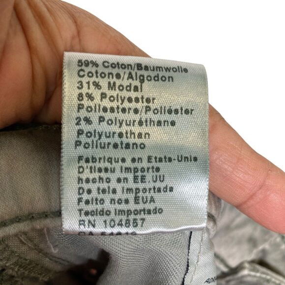 Adriano Goldschmied Anthropologie The Prima Crop Cigarette Jeans Pants Gray 26 - Picture 9 of 12